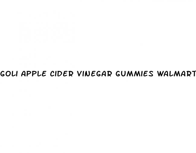 goli apple cider vinegar gummies walmart