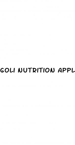 goli nutrition apple cider vinegar 60 count gummies