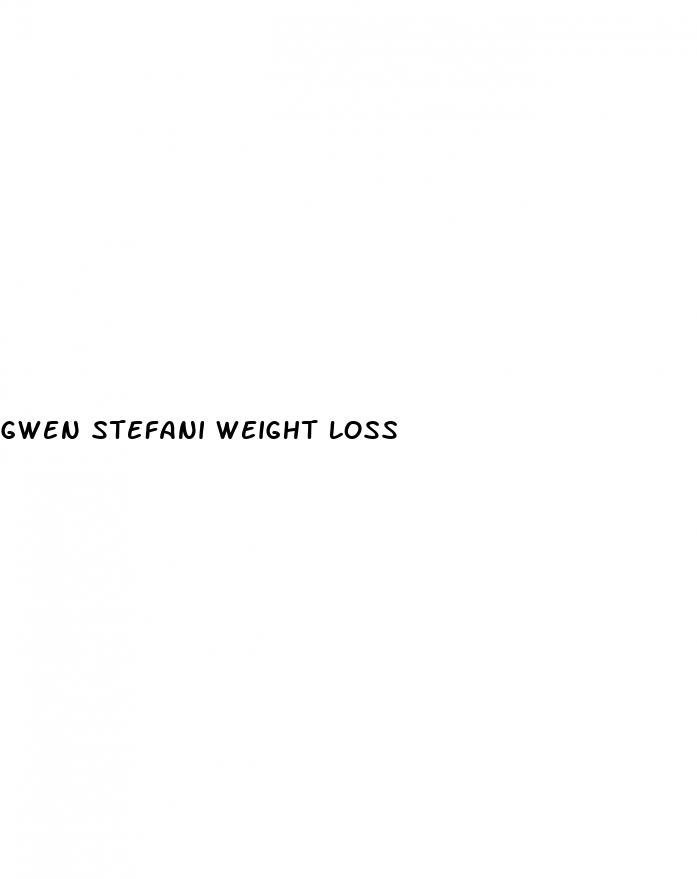 gwen stefani weight loss