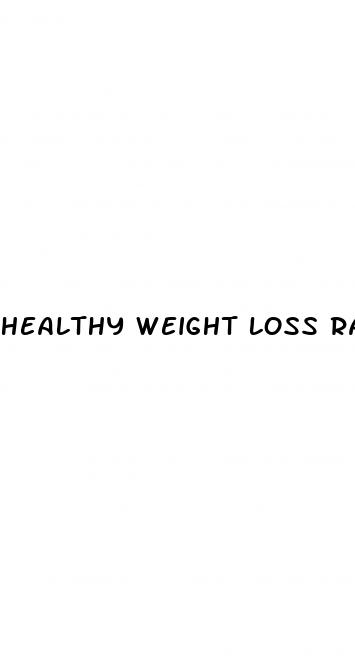 healthy weight loss rate