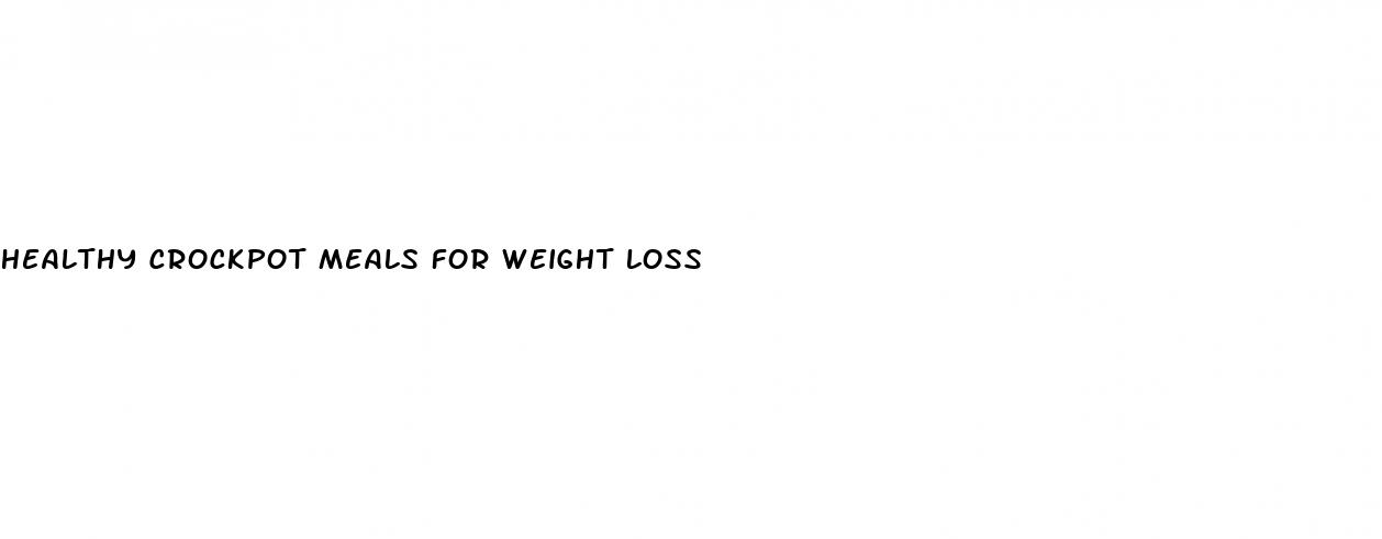 healthy crockpot meals for weight loss