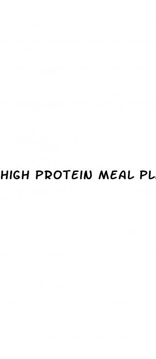 high protein meal plan for weight loss