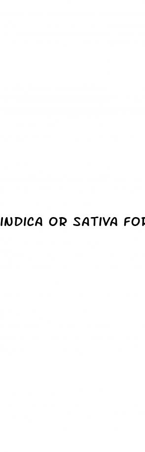 indica or sativa for weight loss