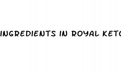 ingredients in royal keto gummies