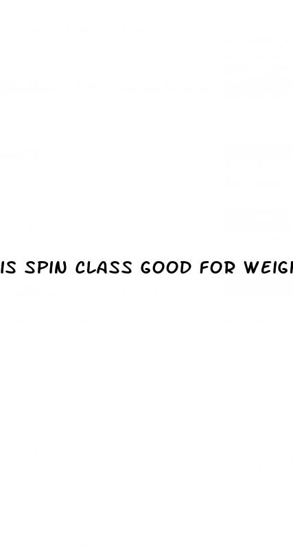 is spin class good for weight loss