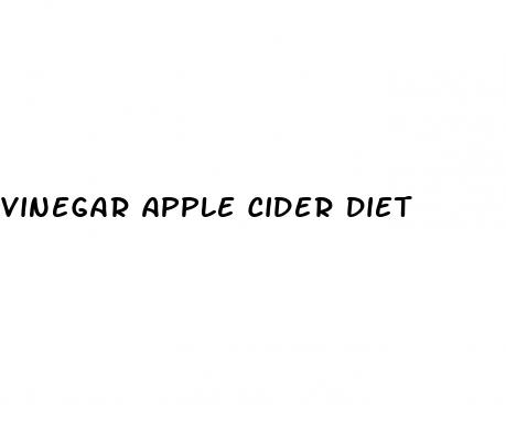 vinegar apple cider diet