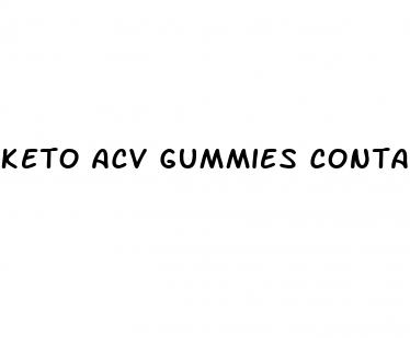 keto acv gummies contact information