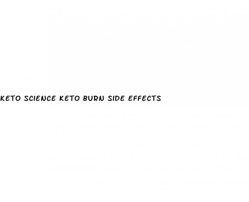 keto science keto burn side effects