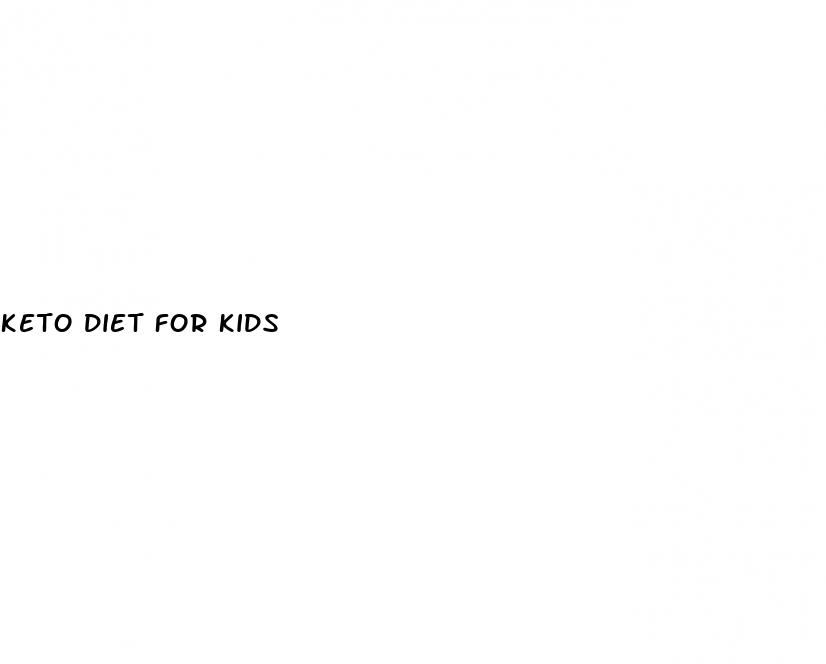 keto diet for kids
