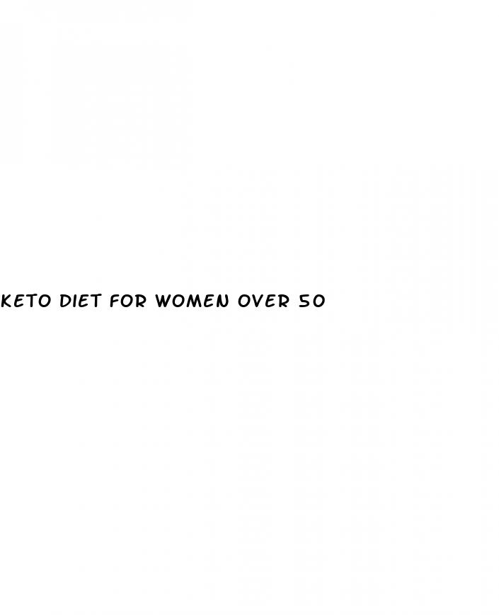 keto diet for women over 50