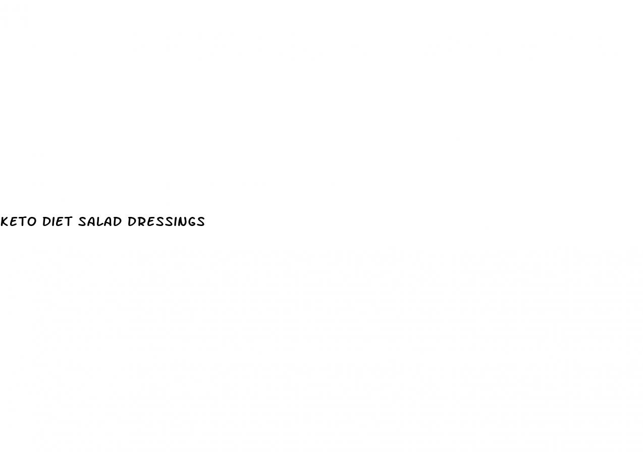 keto diet salad dressings