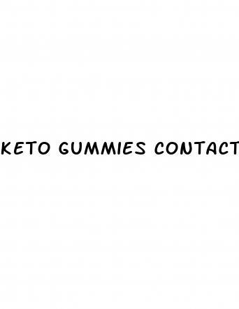 keto gummies contact number