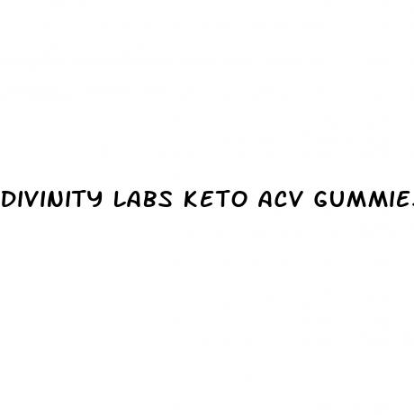 divinity labs keto acv gummies