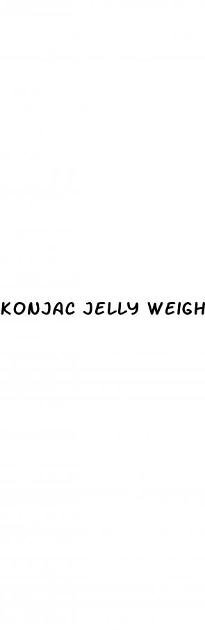 konjac jelly weight loss