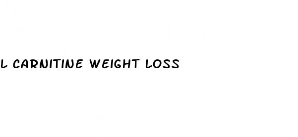 l carnitine weight loss
