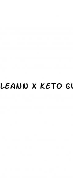 leann x keto gummies