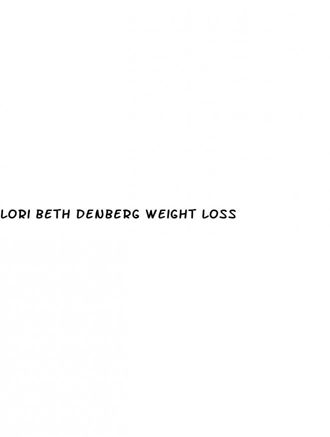lori beth denberg weight loss