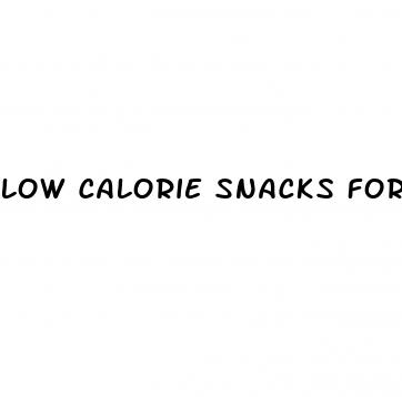 low calorie snacks for weight loss