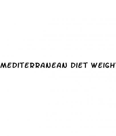 mediterranean diet weight loss results