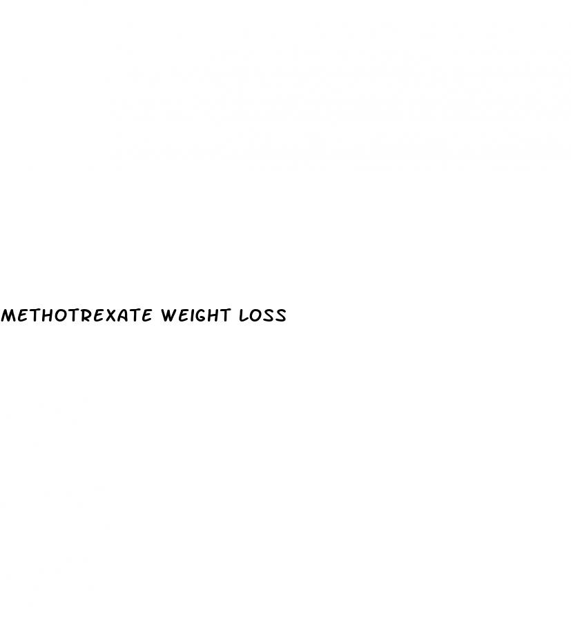 methotrexate weight loss