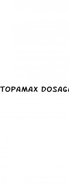 topamax dosage for weight loss
