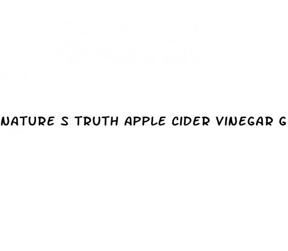 nature s truth apple cider vinegar gummies details