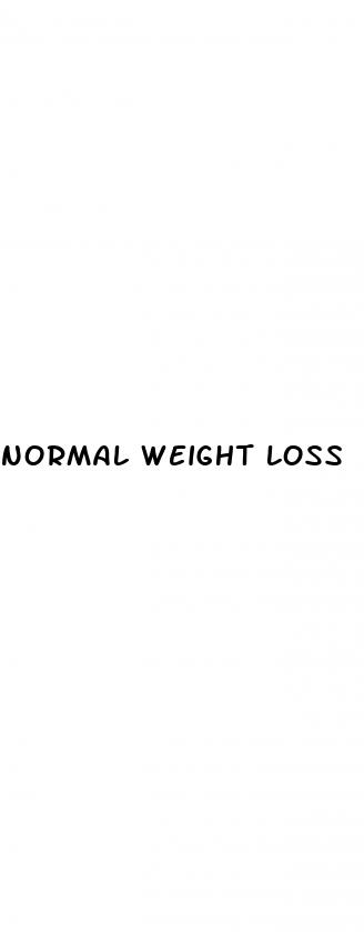 normal weight loss
