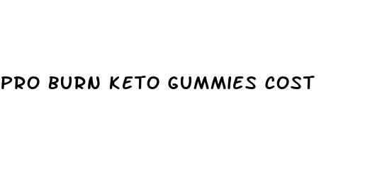pro burn keto gummies cost