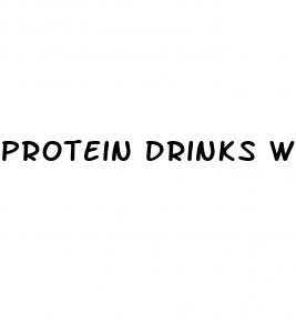 protein drinks weight loss