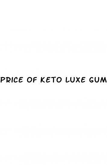 price of keto luxe gummies