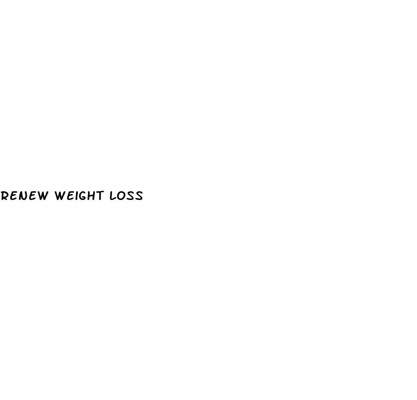 renew weight loss