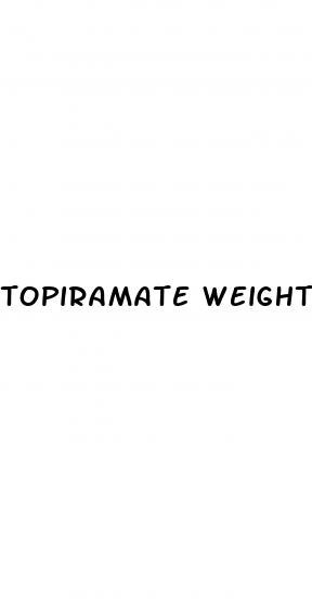 topiramate weight loss dosage