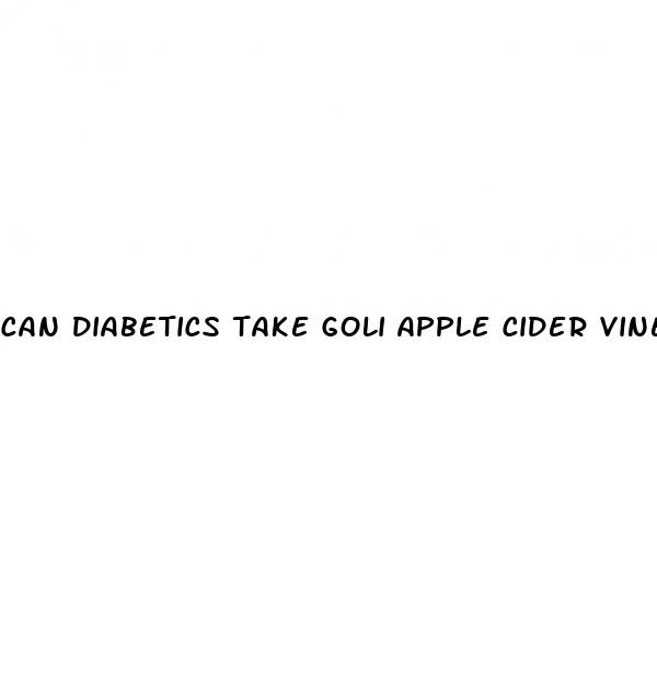 can diabetics take goli apple cider vinegar gummies