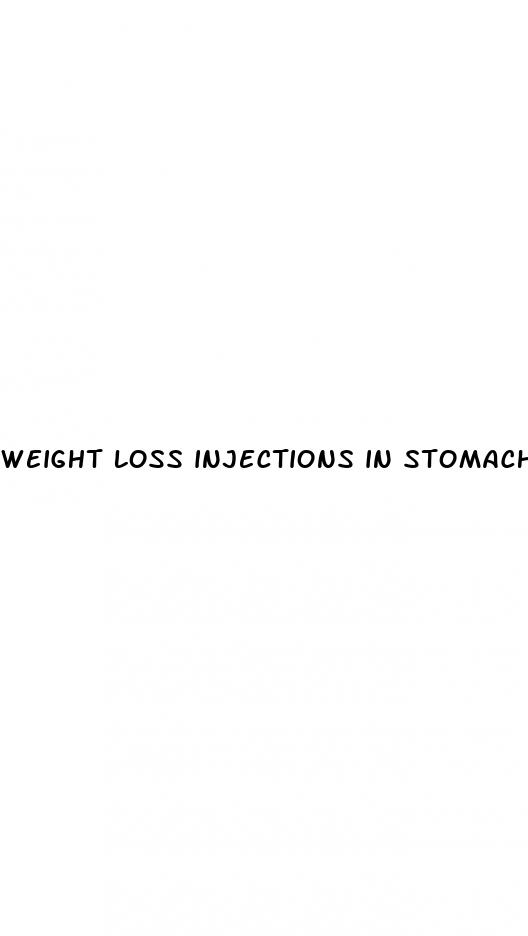 weight loss injections in stomach