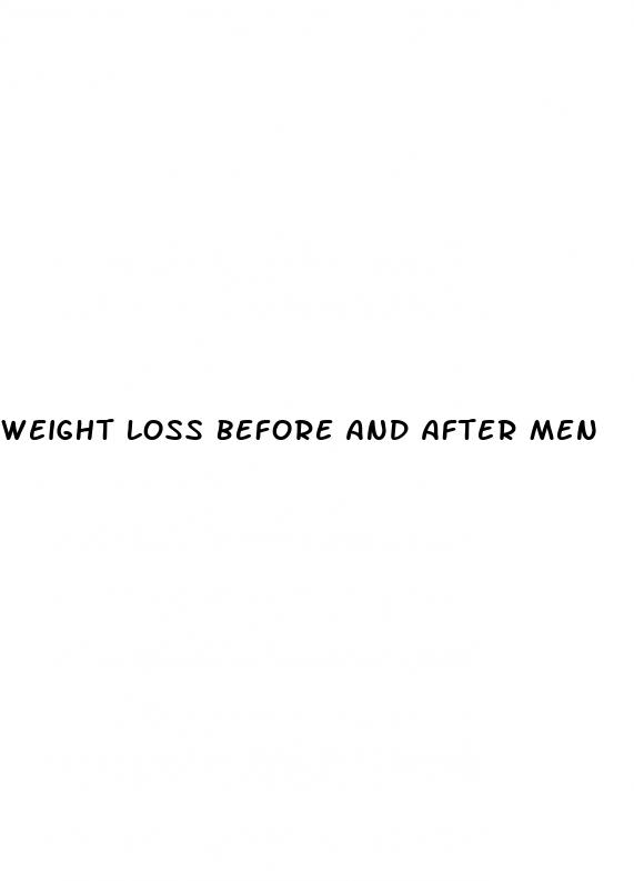 weight loss before and after men
