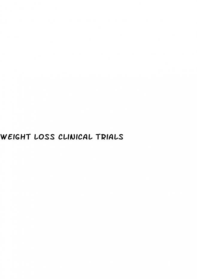 weight loss clinical trials