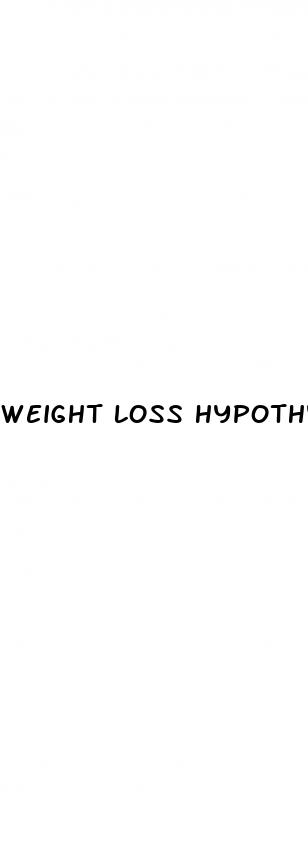 weight loss hypothyroidism