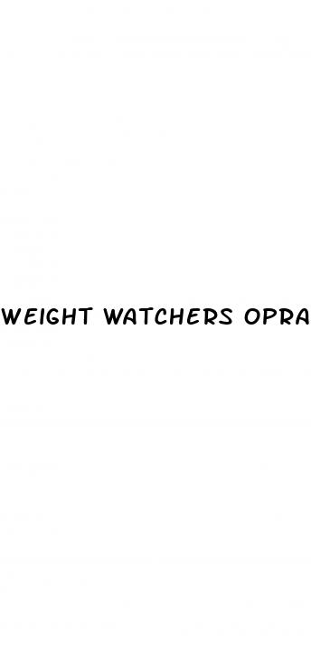weight watchers oprah gummies