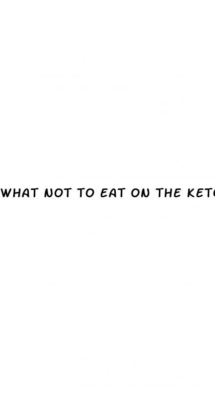 what not to eat on the keto diet