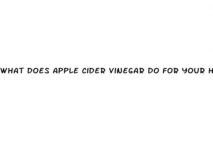 what does apple cider vinegar do for your health