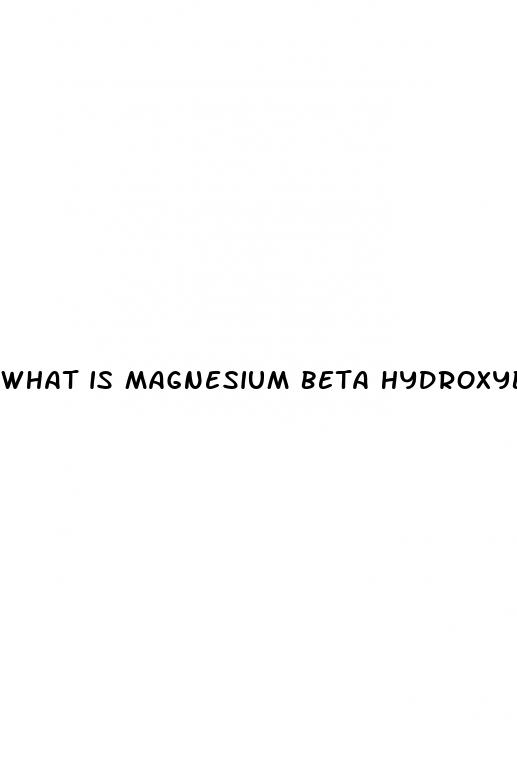 what is magnesium beta hydroxybutyrate