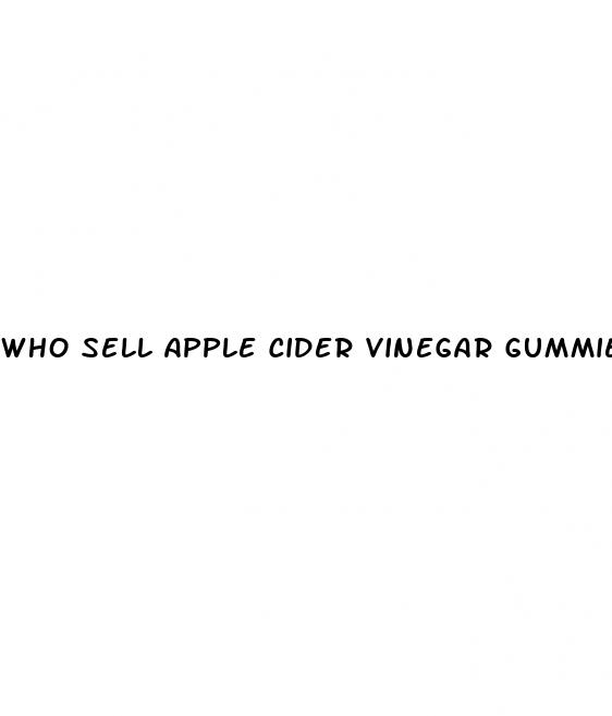 who sell apple cider vinegar gummies