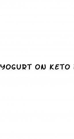 yogurt on keto diet