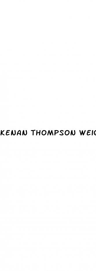 kenan thompson weight loss