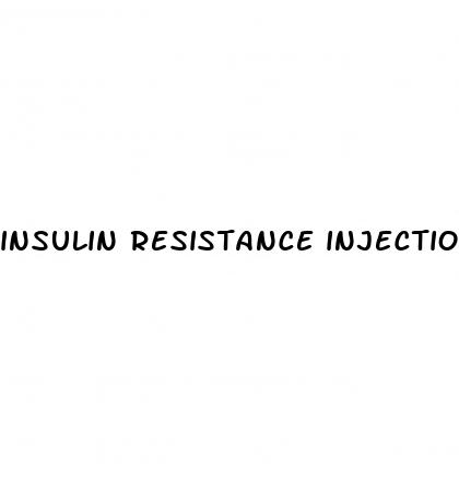 insulin resistance injections for weight loss