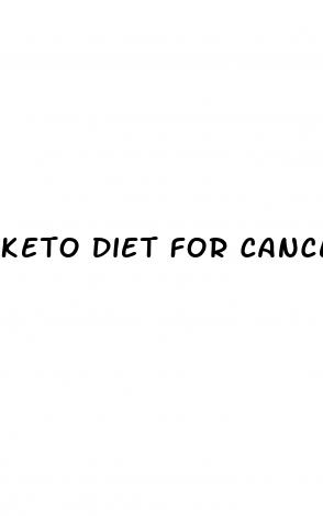 keto diet for cancer patients