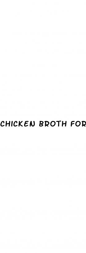 chicken broth for weight loss