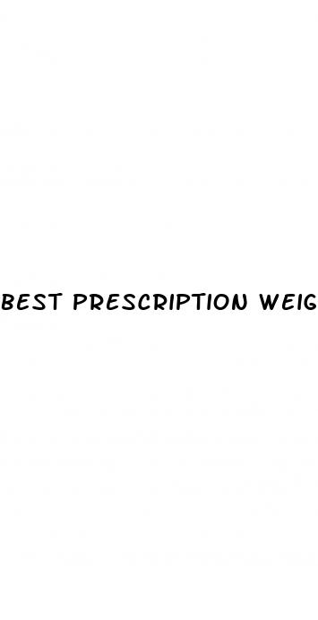 best prescription weight loss
