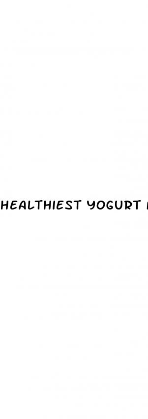 healthiest yogurt for weight loss