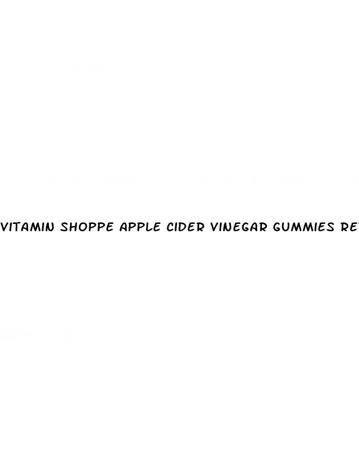 vitamin shoppe apple cider vinegar gummies reviews